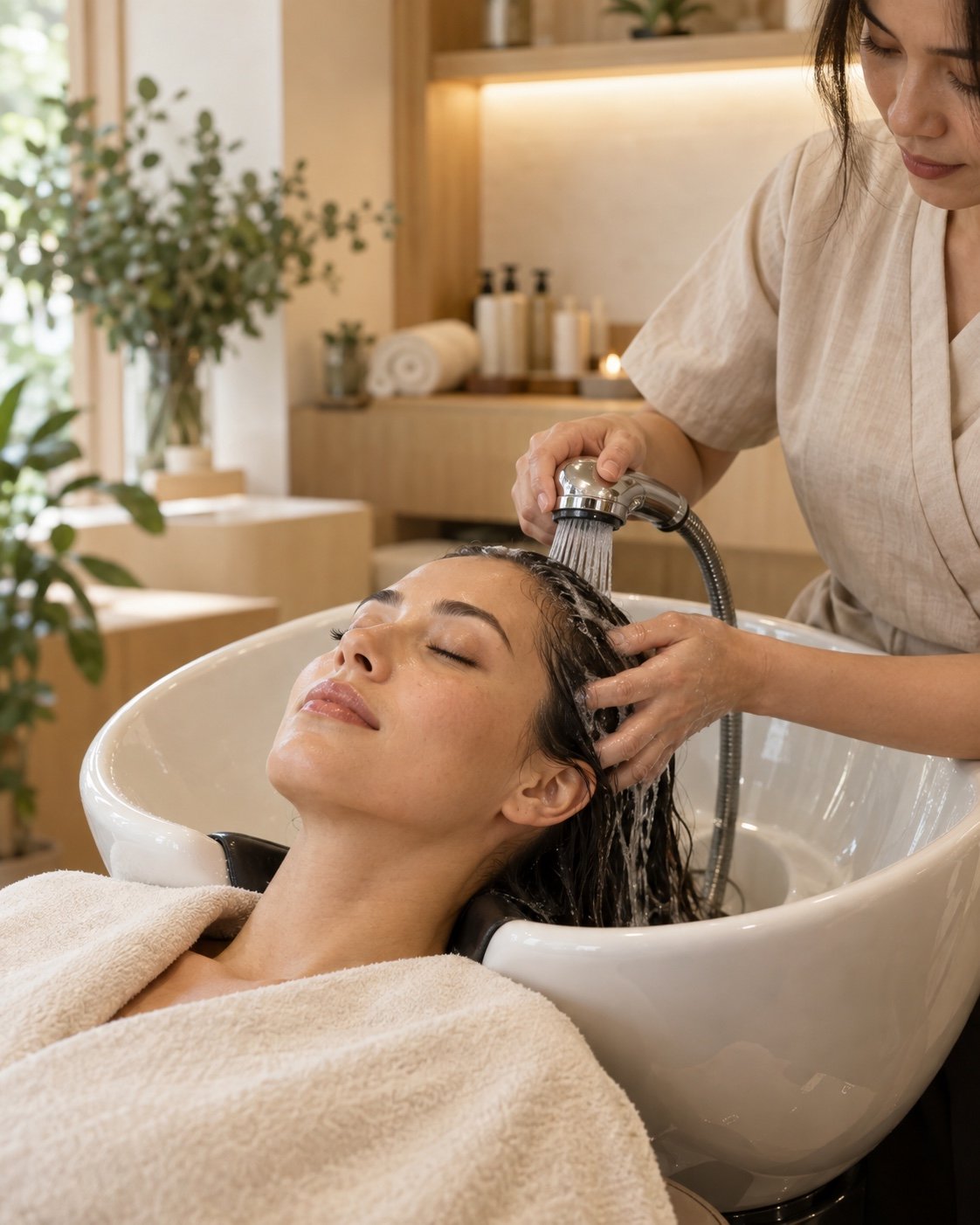 Botanical Head Spa experience at SJ Wellness Beauty